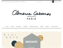 Tablet Screenshot of clemencecabanes-shop.com